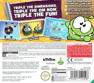 Cut the Rope: Triple Treat - Box - Back Image