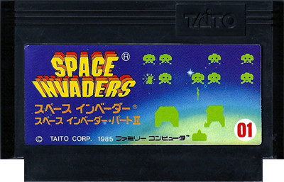 Space Invaders - Cart - Front Image