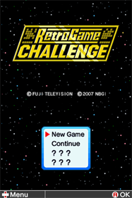 Retro Game Challenge - Screenshot - Game Title Image
