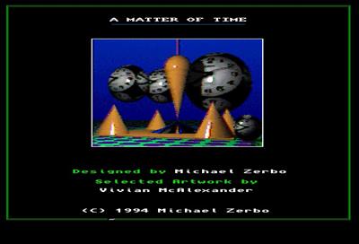 A Matter Of Time - Screenshot - Game Title Image