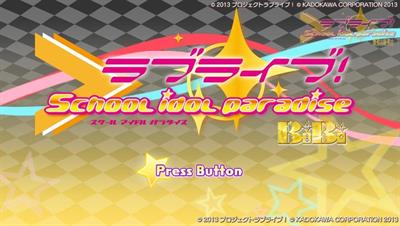 Love Live! School Idol Paradise Vol.2 Bibi - Screenshot - Game Title Image