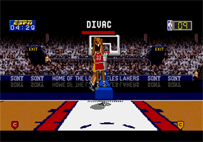 ESPN NBA Hangtime '95 - Screenshot - Gameplay Image