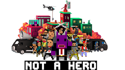 Not A Hero - Advertisement Flyer - Front Image