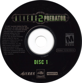 Aliens versus Predator 2 - Disc Image