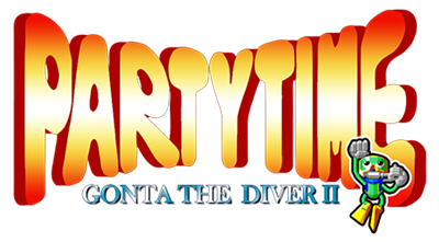 Party Time: Gonta the Diver II - Clear Logo Image