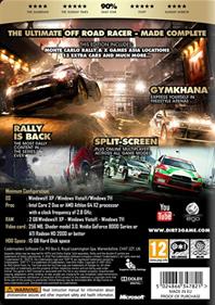 DiRT 3: Complete Edition - Box - Back Image