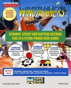 Windjammers - Arcade - Marquee Image