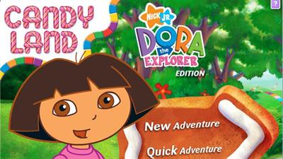 Candy Land: Dora the Explorer Edition - Screenshot - Game Title Image