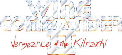 Wing Commander II: Vengeance of the Kilrathi - Clear Logo Image