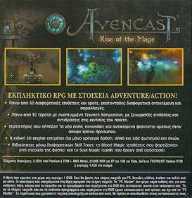 Avencast: Rise of the Mage - Box - Back Image