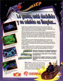 Space Quest V: Roger Wilco: The Next Mutation - Box - Back Image