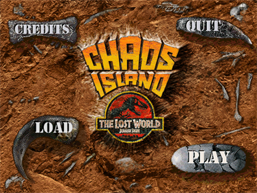 Chaos Island: The Lost World: Jurassic Park  - Screenshot - Game Title Image
