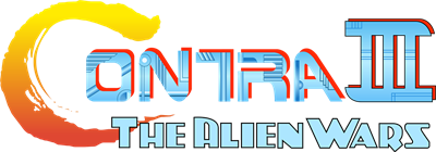 Contra III: The Alien Wars - Clear Logo Image