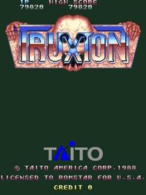 Truxton - Screenshot - Game Title