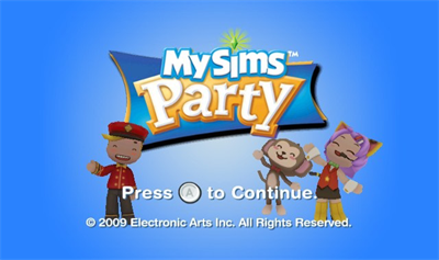 MySims: Party - Screenshot - Game Title Image