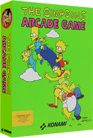 The Simpsons Arcade Game - Box - 3D Image