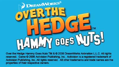 Over the Hedge: Hammy Goes Nuts! - Screenshot - Game Title Image