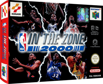 NBA in the Zone 2000 - Box - 3D Image