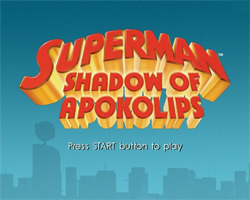 Superman: Shadow of Apokolips - Screenshot - Game Title Image