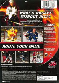 NHL Hitz 2003 - Box - Back Image