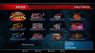 Street Fighter 30th Anniversary Collection - Screenshot - Game Select Image