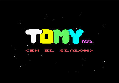 Slalom (Tomy) - Screenshot - Game Title Image
