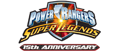 Power Rangers: Super Legends: 15th Anniversary - Clear Logo Image