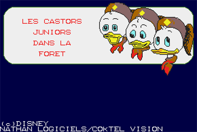 Les Castors Juniors Dans La Forêt - Screenshot - Game Title Image