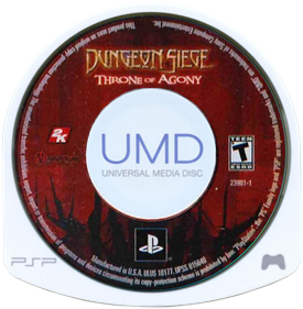 Dungeon Siege: Throne of Agony - Disc Image