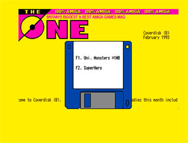 The One #53: Amiga - Screenshot - Game Select Image