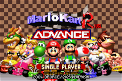 Mario Kart R Advance - Screenshot - Game Title Image