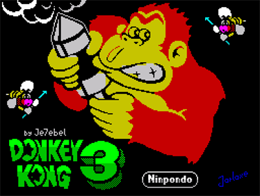 Donkey Kong 3 - Screenshot - Game Title Image