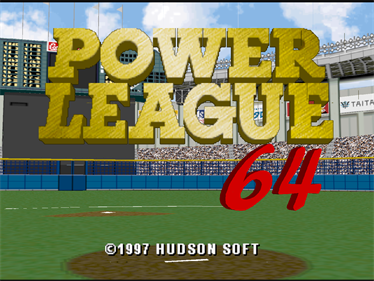 Power League 64 - Screenshot - Game Title Image