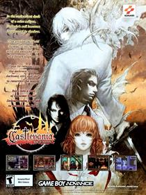 Castlevania: Aria of Sorrow - Advertisement Flyer - Front Image