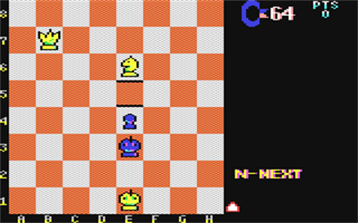 C64hess: Chess Puzzles - Screenshot - Gameplay Image