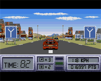Out Run Europa - Screenshot - Gameplay Image