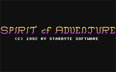 Spirit of Adventure - Screenshot - Game Title Image