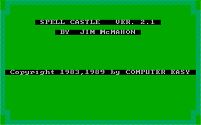 Spell Castle - Screenshot - Game Title Image