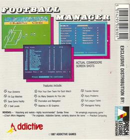 Football Manager - Box - Back Image