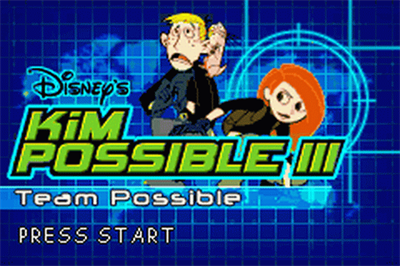 Disney's Kim Possible 3: Team Possible - Screenshot - Game Title Image