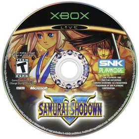 Samurai Shodown V - Disc Image