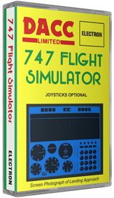 747 Flight Simulator - Box - 3D Image