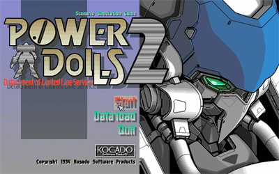 Power Dolls 2 - Screenshot - Game Title Image