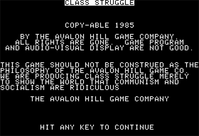 Class Struggle - Screenshot - Game Title Image