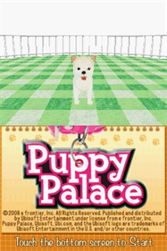 Puppy Palace - Screenshot - Game Title Image