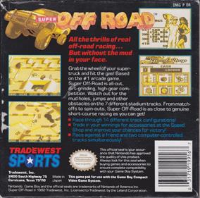 Super Off Road - Box - Back Image