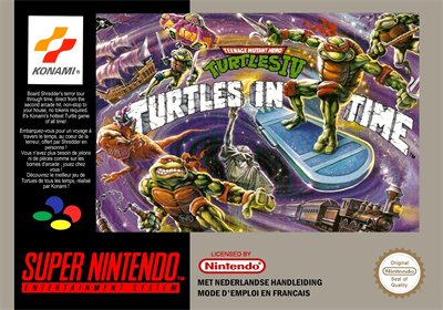 Teenage Mutant Ninja Turtles IV: Turtles in Time - Box - Front Image