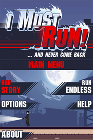I Must Run! - Screenshot - Game Title Image