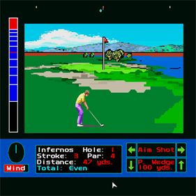 Jack Nicklaus' Greatest 18 Holes of Major Championship Golf - Screenshot - Gameplay