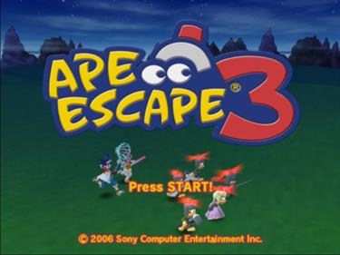Ape Escape 3 - Screenshot - Game Title Image